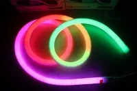 24V تخلیقی ڈیزائن مکمل رنگ لچکدار نیین پٹی گول شکل